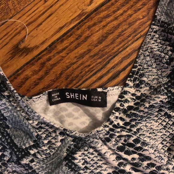 Snakeskin bodysuit tank top - Picture 3 of 4